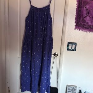 Dark blue floral jumper